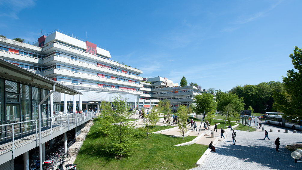 South entrance of Ulm University